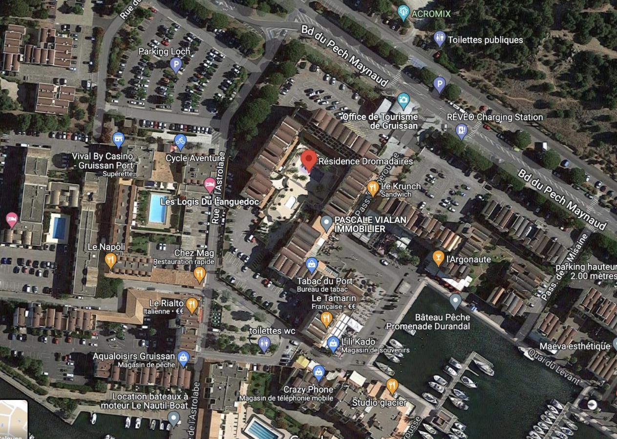 Gruissan-port-t2-2chambres-5pers-43m2-climatise-parking-valfred Apartment